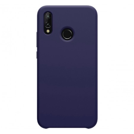 Funda Silicona Líquida Ultra Suave para Samsung Galaxy M20 color Azul
