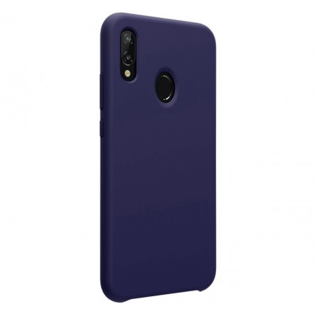 Funda Silicona Líquida Ultra Suave para Samsung Galaxy M20 color Azul