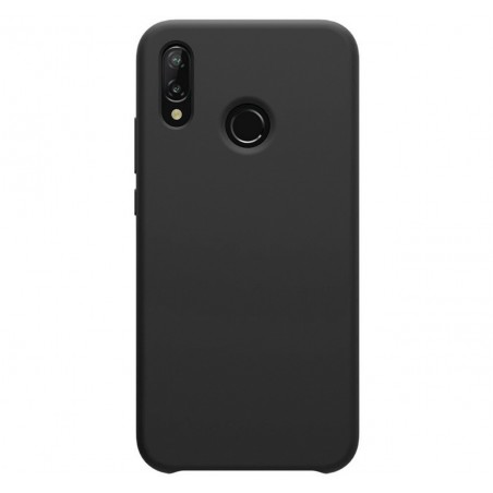 Funda Silicona Líquida Ultra Suave para Samsung Galaxy M20 color Negra
