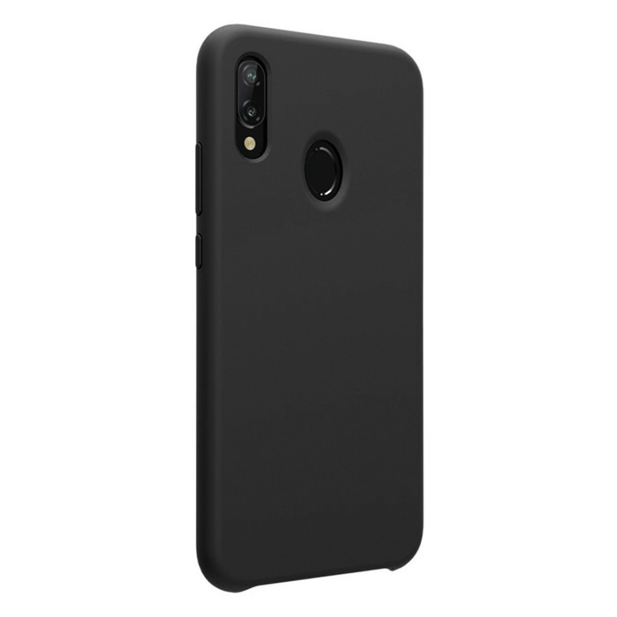 Funda Silicona Líquida Ultra Suave para Samsung Galaxy M20 color Negra
