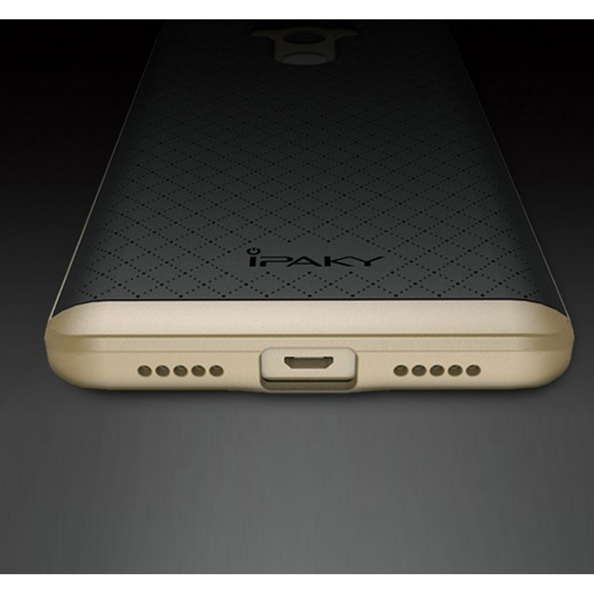 Funda Tipo Neo Hybrid (Pc+Tpu) Negra / Dorada para Xiaomi Redmi 4