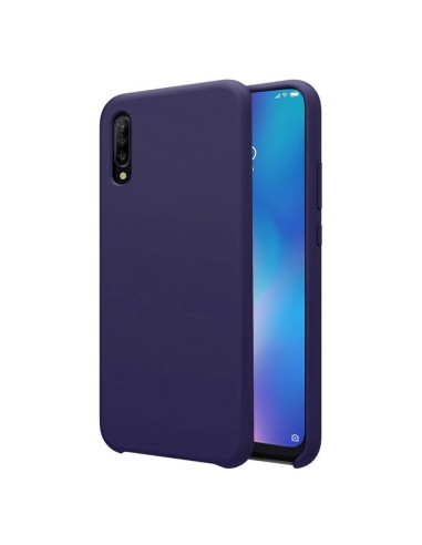 Funda Silicona Líquida Ultra Suave para Xiaomi Mi 9 color Azul