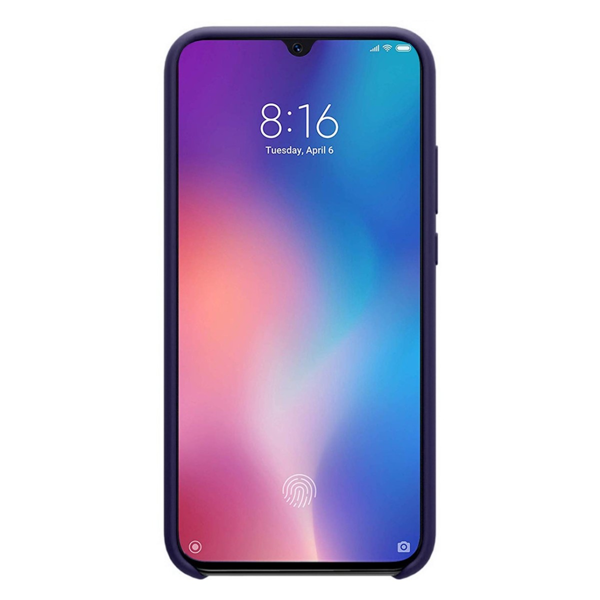 Funda Silicona Líquida Ultra Suave para Xiaomi Mi 9 color Azul