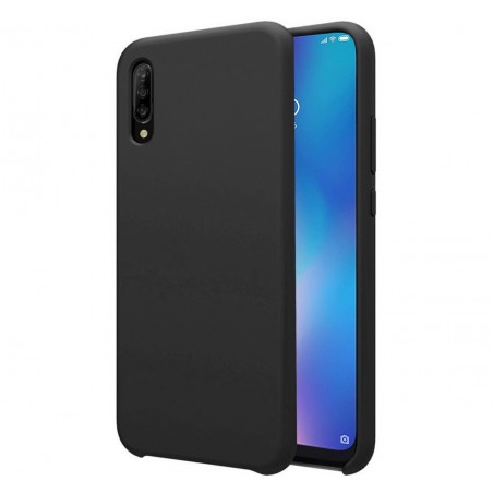 Funda Silicona Líquida Ultra Suave para Xiaomi Mi 9 color Negra