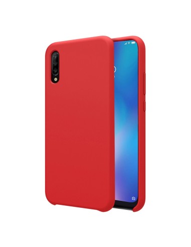 Funda Silicona Líquida Ultra Suave para Xiaomi Mi 9 color Roja