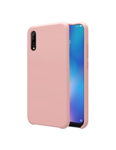 Funda Silicona Líquida Ultra Suave para Xiaomi Mi 9 color Rosa