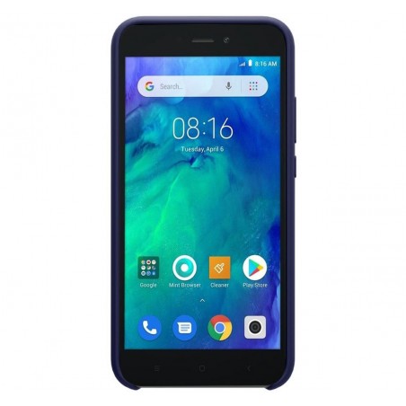 Funda Silicona Líquida Ultra Suave para Xiaomi Redmi Go color Azul