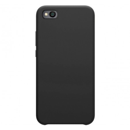Funda Silicona Líquida Ultra Suave para Xiaomi Redmi Go color Negra