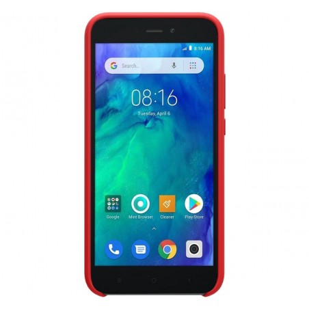 Funda Silicona Líquida Ultra Suave para Xiaomi Redmi Go color Roja