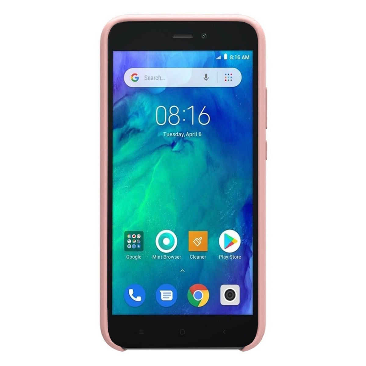 Funda Silicona Líquida Ultra Suave para Xiaomi Redmi Go color Rosa