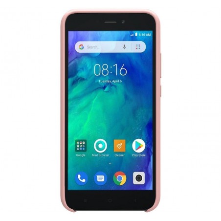 Funda Silicona Líquida Ultra Suave para Xiaomi Redmi Go color Rosa