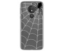 Funda Gel Transparente para Motorola Moto G7 Power diseño Araña Dibujos