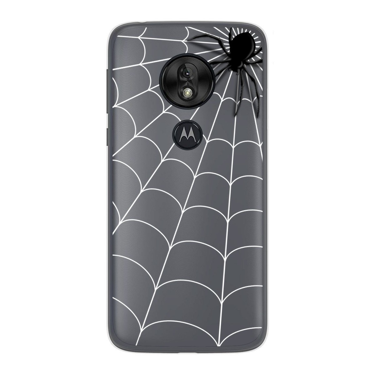 Funda Gel Transparente para Motorola Moto G7 Play diseño Araña Dibujos