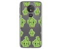 Funda Gel Transparente para Motorola Moto G7 Power diseño Cactus Dibujos