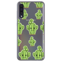 Funda Gel Transparente para Samsung Galaxy A50 / A50s / A30s diseño Cactus Dibujos