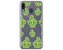 Funda Gel Transparente para Samsung Galaxy M20 diseño Cactus Dibujos