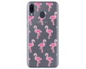 Funda Gel Transparente para Samsung Galaxy M20 diseño Flamenco Dibujos