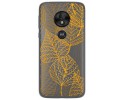 Funda Gel Transparente para Motorola Moto G7 Play diseño Hojas Dibujos