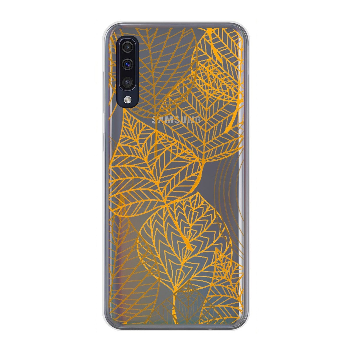 Funda Gel Transparente para Samsung Galaxy A50 / A50s / A30s diseño Hojas Dibujos