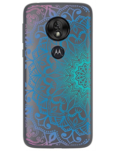 Funda Gel Transparente para Motorola Moto G7 Play diseño Mandala Dibujos