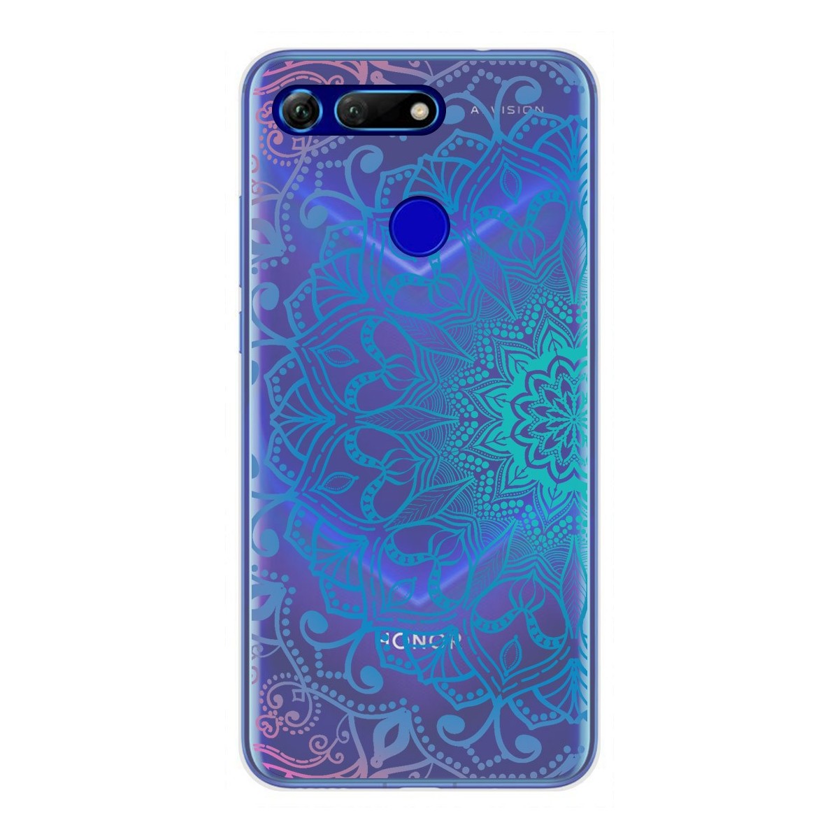 Funda Gel Transparente para Huawei Honor View 20 diseño Mandala Dibujos