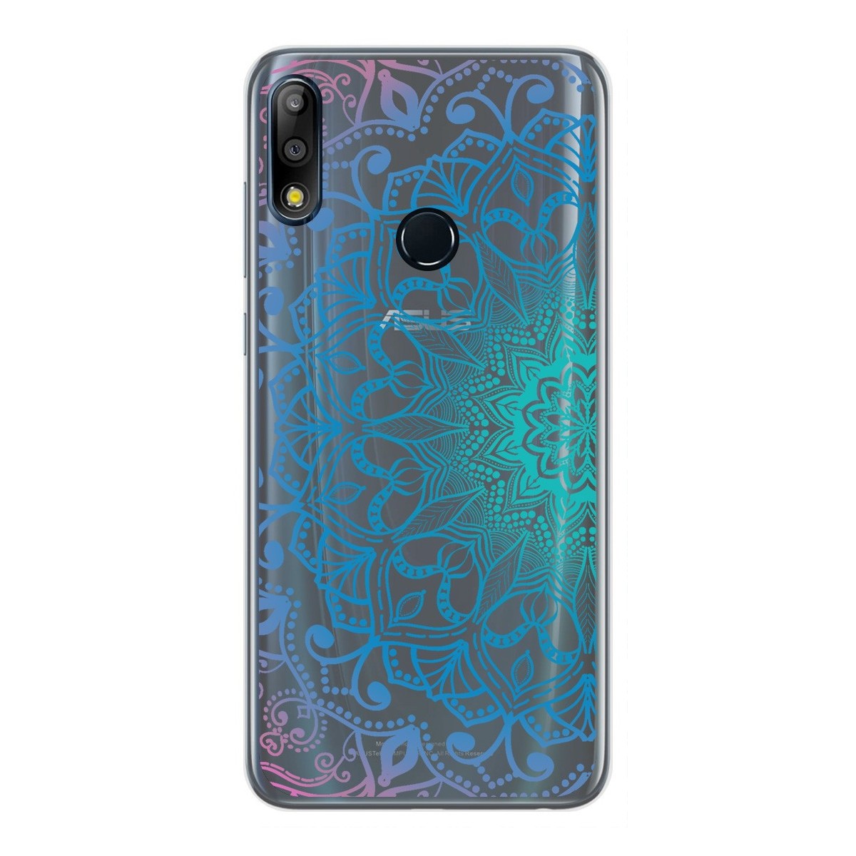 Funda Gel Transparente para Asus Zenfone Max (M2) diseño Mandala Dibujos