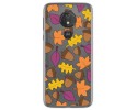 Funda Gel Transparente para Motorola Moto G7 Power diseño Otoño Dibujos