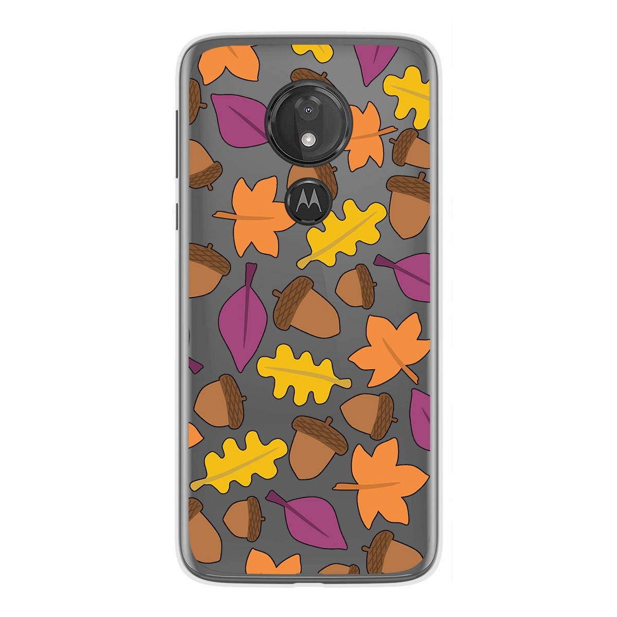 Funda Gel Transparente para Motorola Moto G7 Power diseño Otoño Dibujos