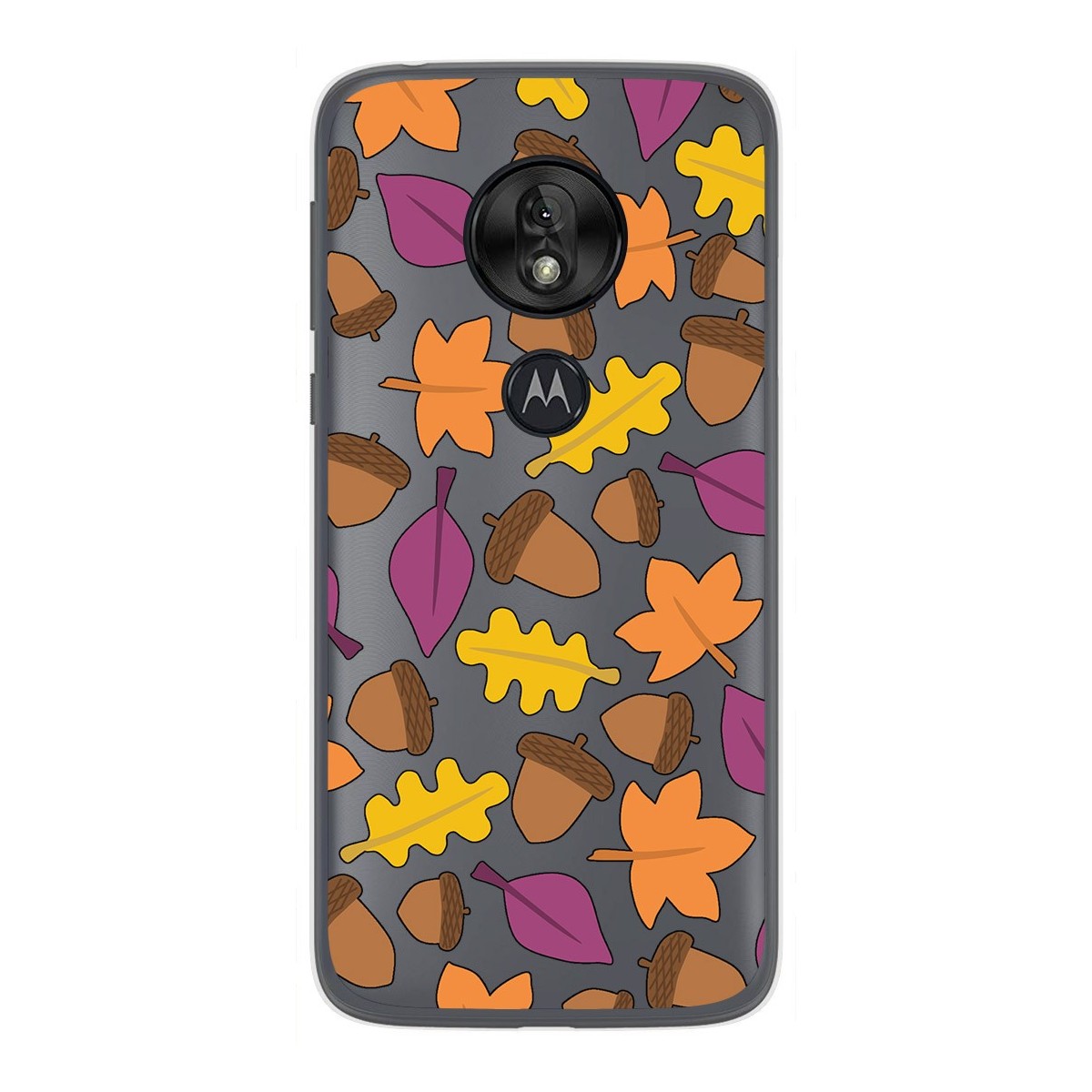 Funda Gel Transparente para Motorola Moto G7 Play diseño Otoño Dibujos