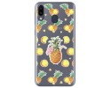Funda Gel Transparente para Samsung Galaxy M20 diseño Piña Dibujos