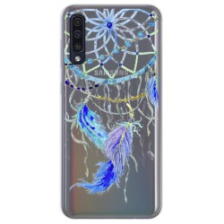 Funda Gel Transparente para Samsung Galaxy A50 / A50s / A30s diseño Plumas Dibujos