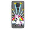 Funda Gel Transparente para Motorola Moto G7 Power diseño Unicornio Dibujos