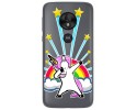 Funda Gel Transparente para Motorola Moto G7 Play diseño Unicornio Dibujos