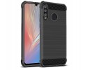 Funda Gel Tpu Anti-Shock Carbon Negra para Huawei P30 Lite