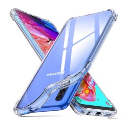 Funda Gel Tpu Anti-Shock Transparente para Samsung Galaxy A70