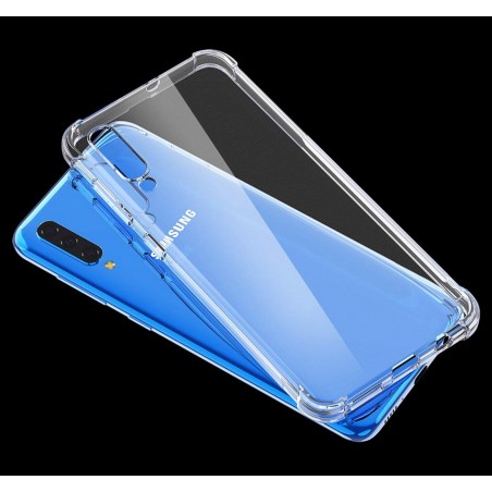 Funda Gel Tpu Anti-Shock Transparente para Samsung Galaxy A70