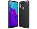 Funda Gel Tpu Tipo Carbon Negra para Huawei Y6 2019 / Y6s 2019