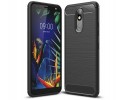 Funda Gel Tpu Tipo Carbon Negra para Lg K40