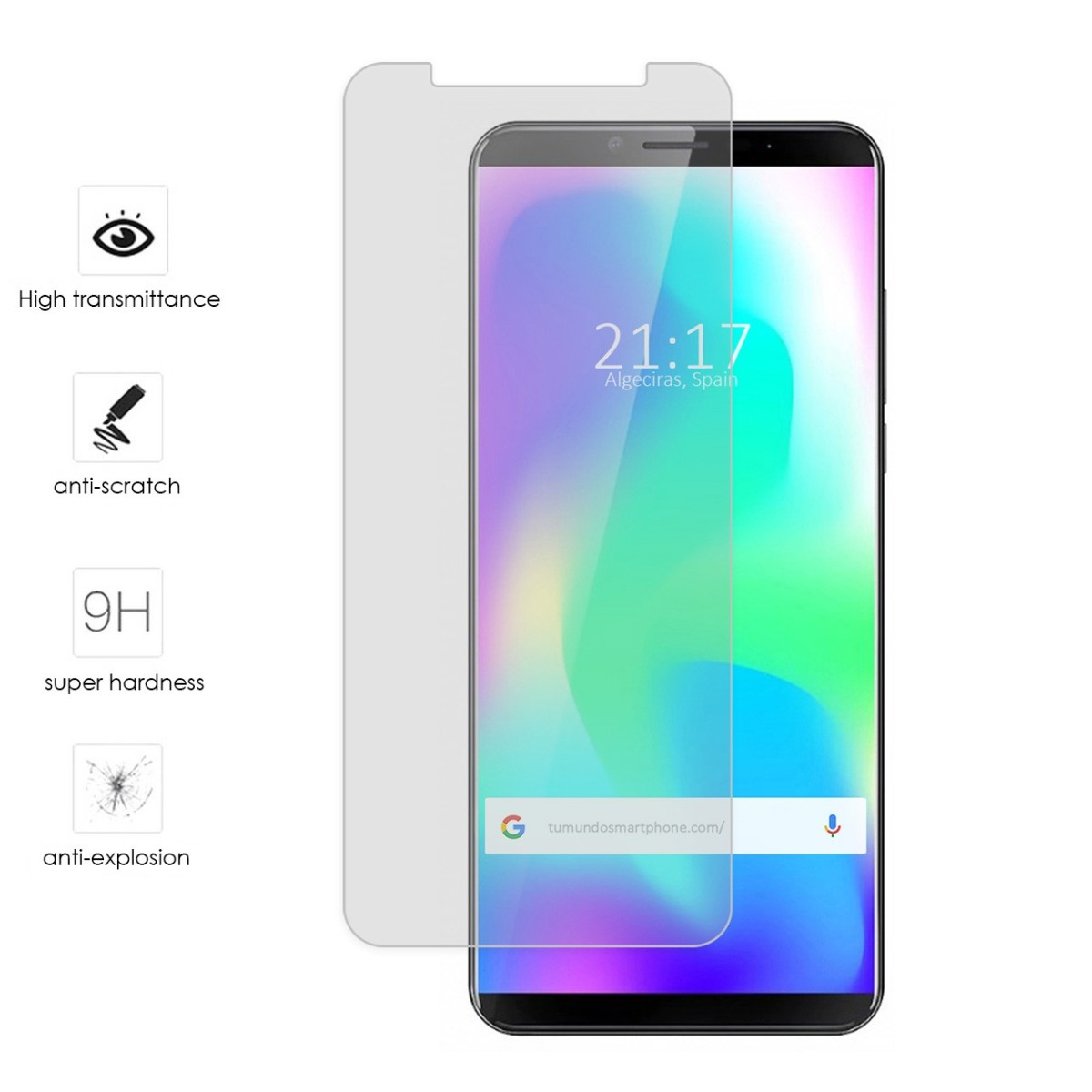 Protector Cristal Templado para Cubot X19 Vidrio