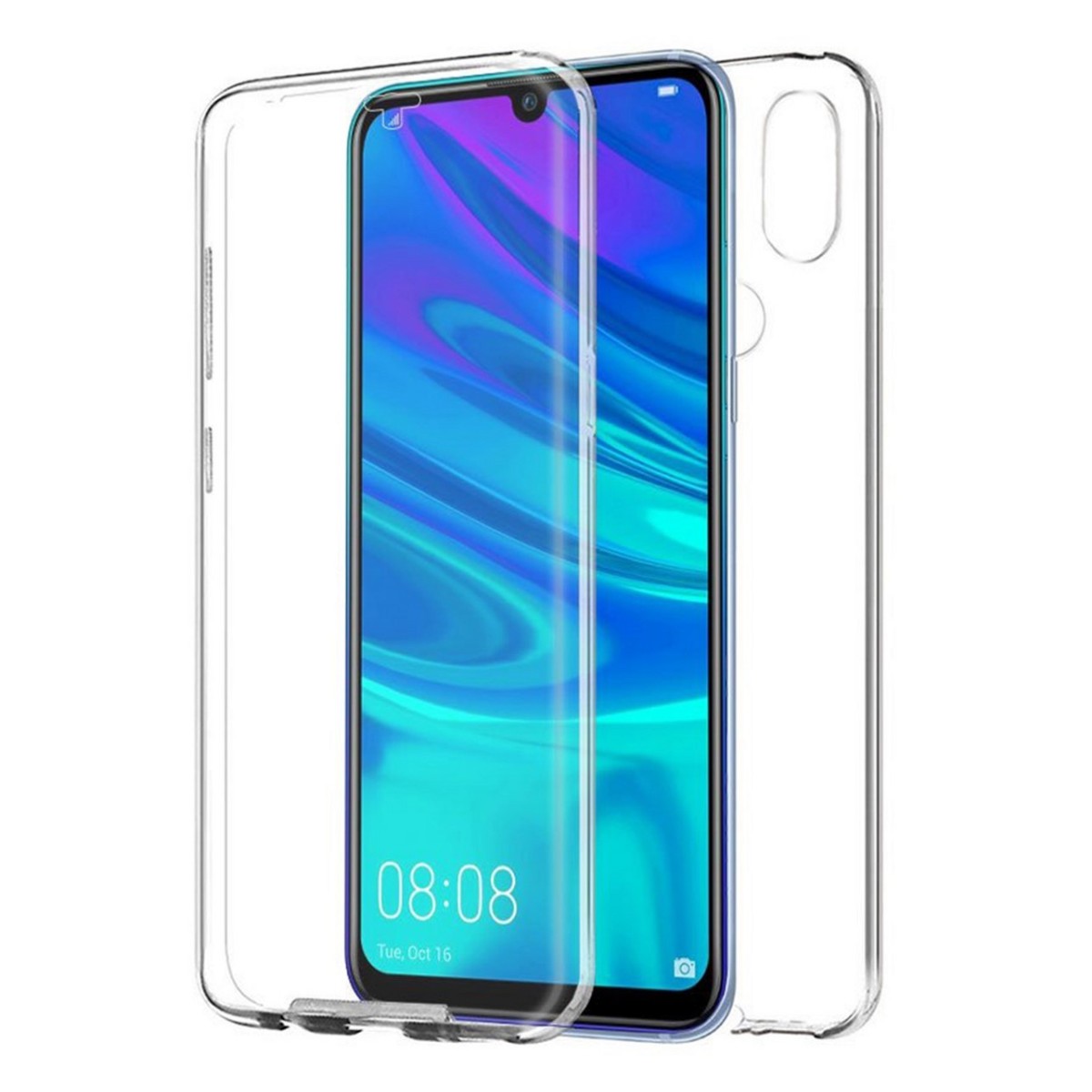 Funda Completa Transparente Pc + Tpu Full Body 360 para Huawei Y6 2019 / Y6s 2019