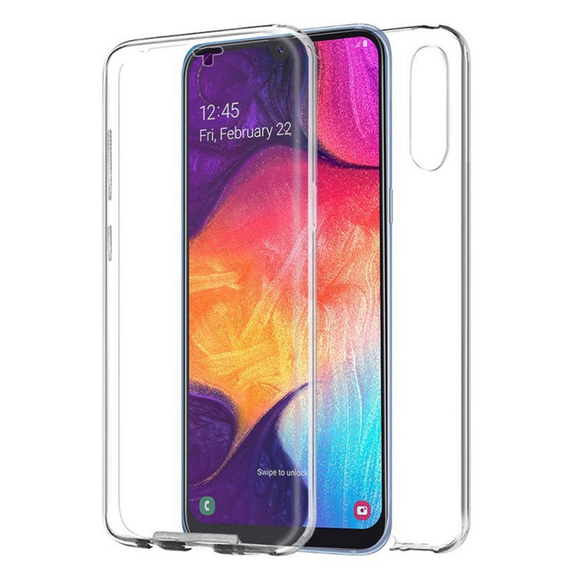 Funda Completa Transparente Pc + Tpu Full Body 360 para Samsung Galaxy A50 / A50s / A30s