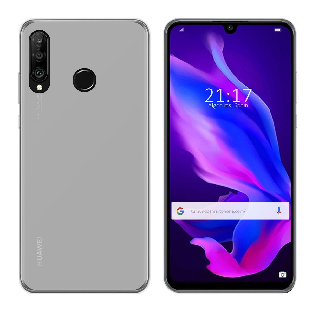 Funda Gel Tpu para Huawei P30 Lite Color Transparente