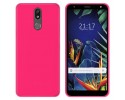 Funda Gel Tpu para Lg K40 Color Rosa