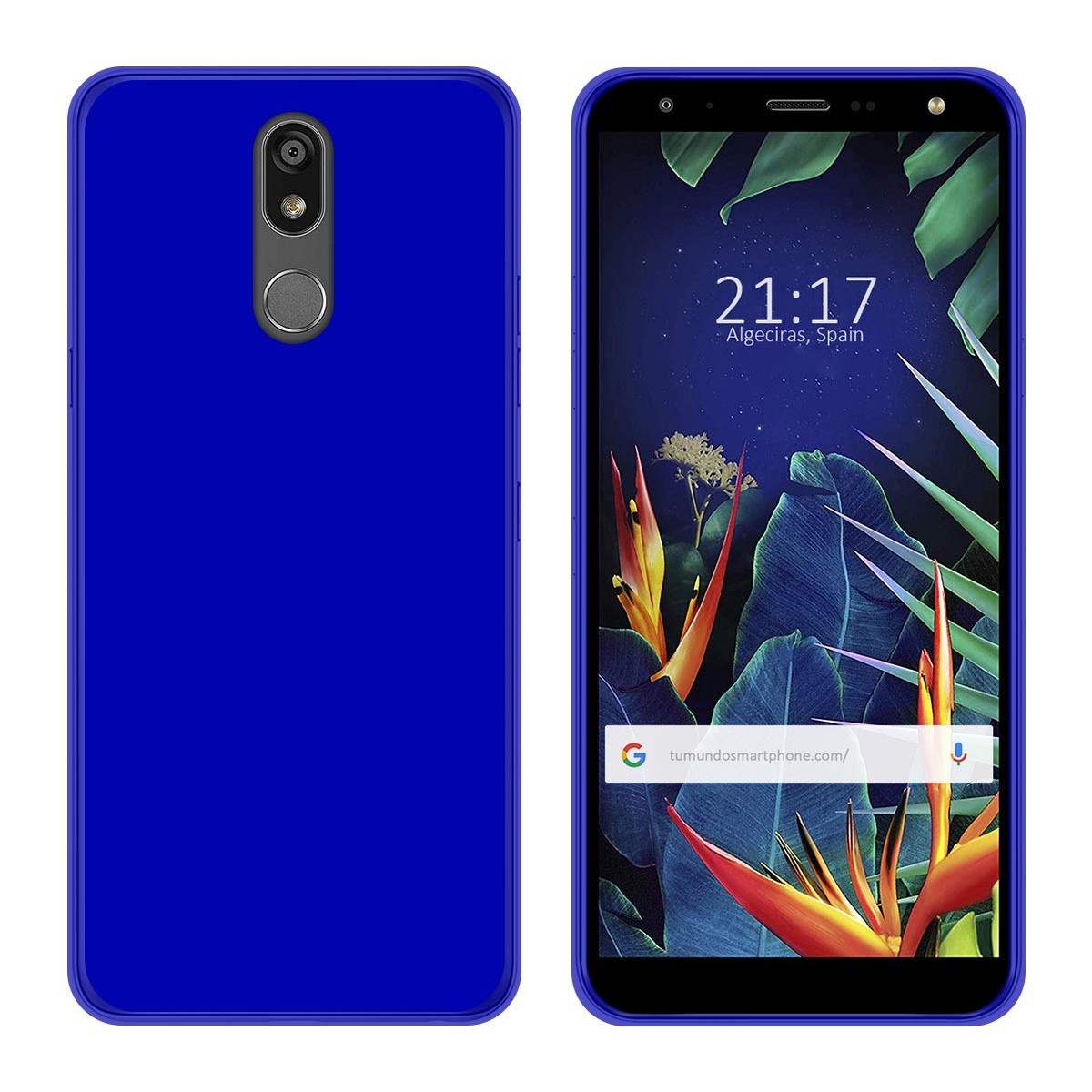 Funda Gel Tpu para Lg K40 Color Azul