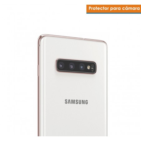 Protector Cristal Templado Camara Trasera para Samsung Galaxy S10 Plus Vidrio