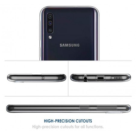 Funda Gel Tpu Fina Ultra-Thin 0,5mm Transparente para Samsung Galaxy A70