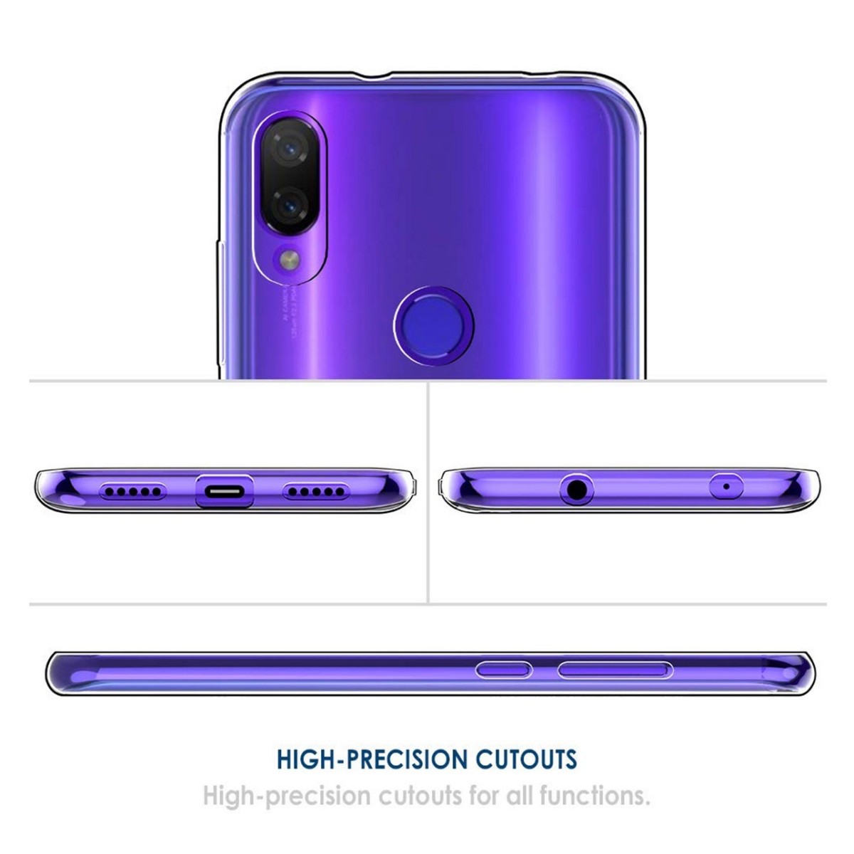 Funda Gel Tpu Fina Ultra-Thin 0,5mm Transparente para Xiaomi Mi Play