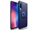 Funda Magnetica Soporte con Anillo Giratorio 360 para Xiaomi Mi 9 SE Azul