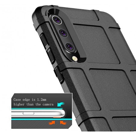 Funda Armor Rugged Shield Antigolpes para Xiaomi Mi 9 SE color Negra