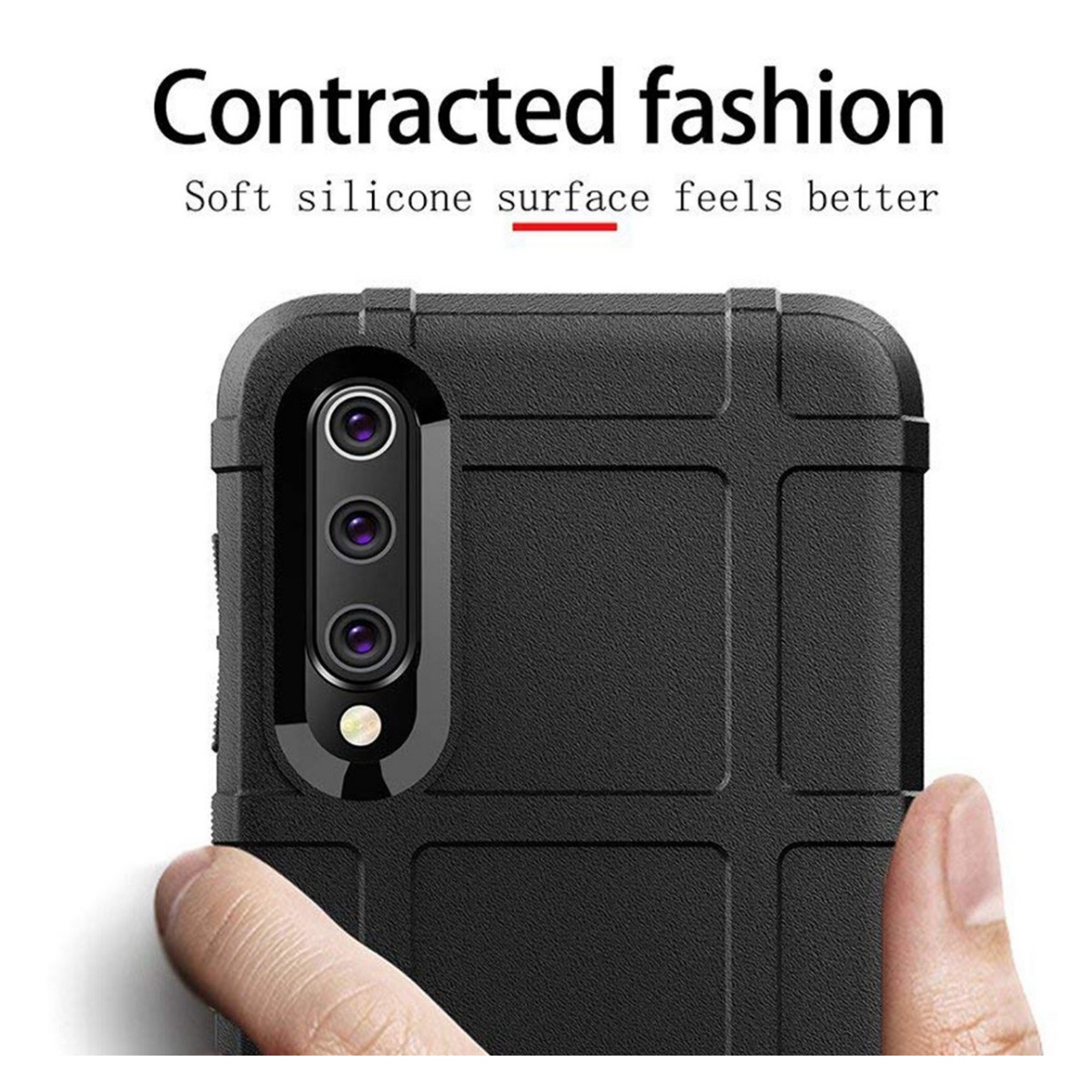 Funda Armor Rugged Shield Antigolpes para Xiaomi Mi 9 SE color Negra
